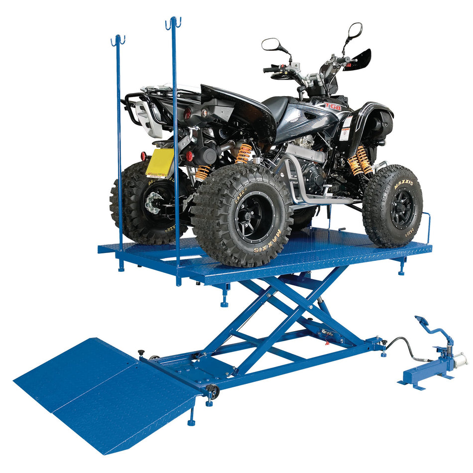 DRAPER 680kg Pneumatic/Hydraulic Motorcycle/ATV Small Garden Machinery Lift: Model No.MCL4