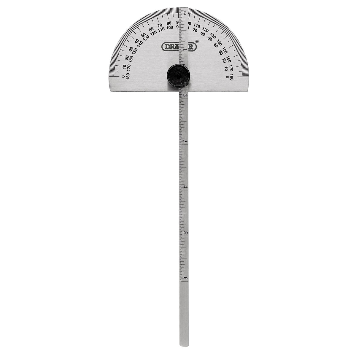 DRAPER Protractor with Depth Gauge: Model No.PDG