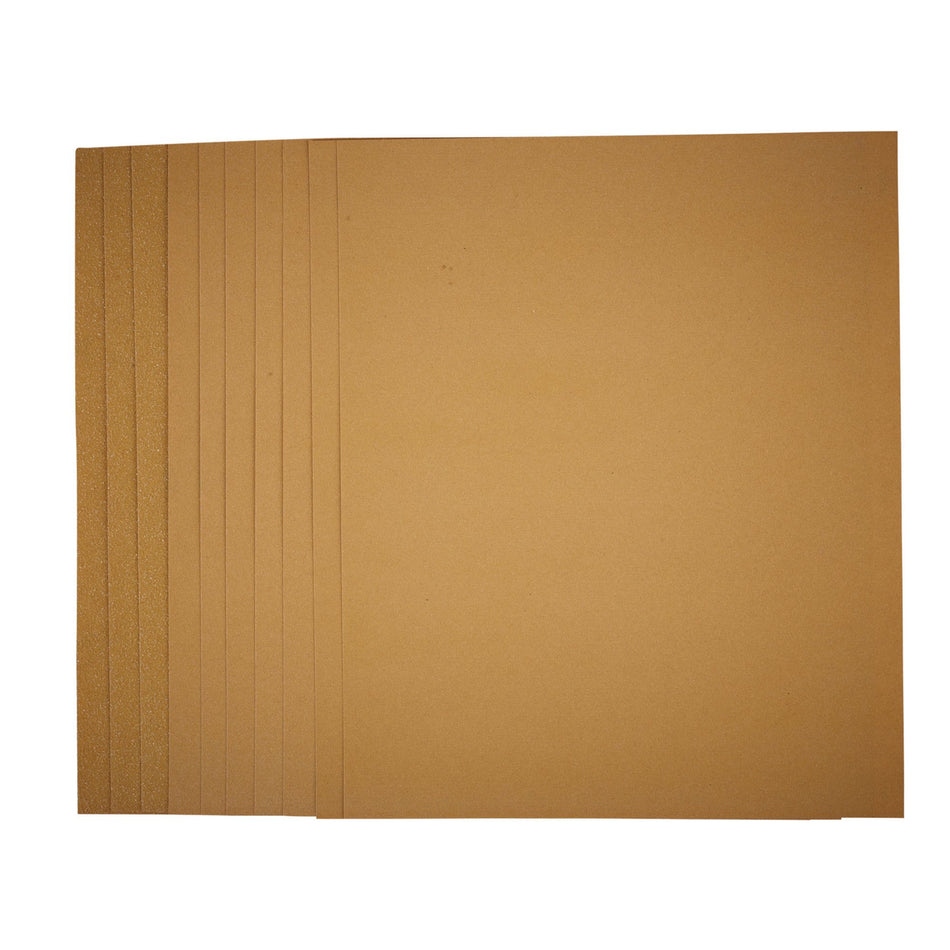General Purpose Sanding Sheets, 230 x 280mm, Assorted Grit (Pack of 10): Model No. HSSG