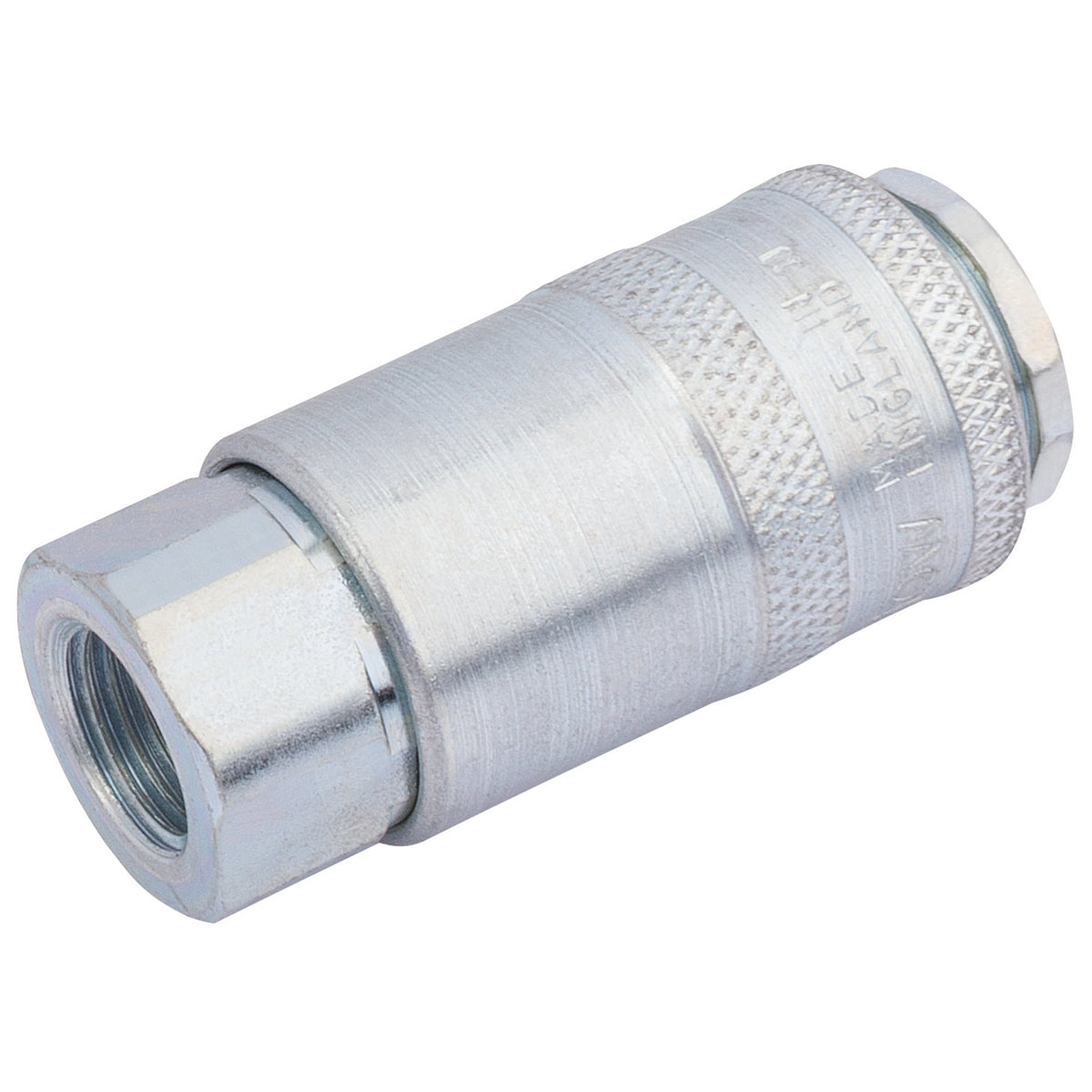 DRAPER 1/4in. Female Thread PCL Parallel Airflow Coupling: Model No.A21CF02 PACKED