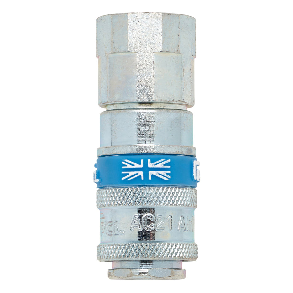 DRAPER 1/2in. Female Thread PCL Parallel Airflow Coupling (Sold Loose): Model No.A21JF02 BULK