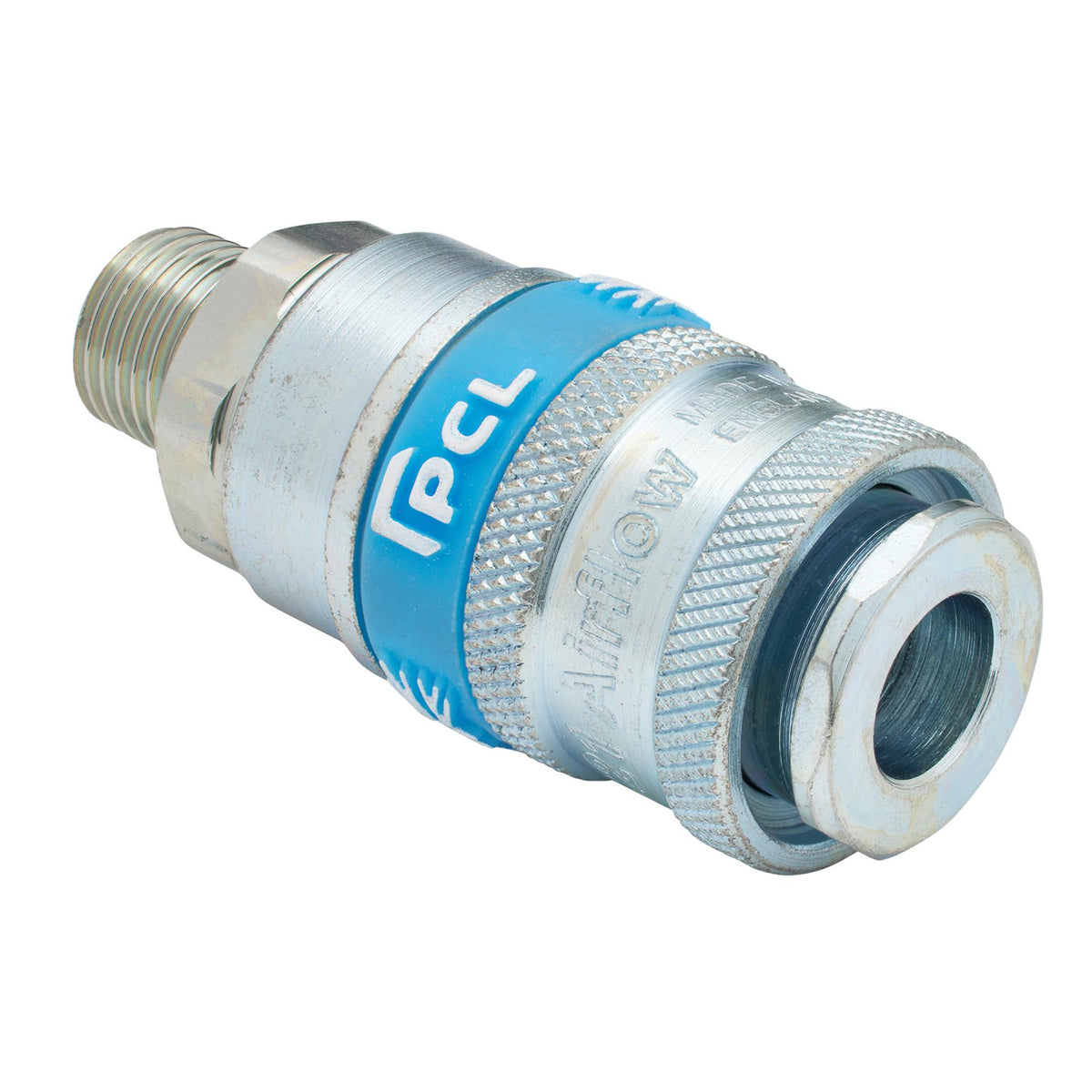 DRAPER 1/4in. Male Thread PCL Tapered Airflow Coupling (Sold Loose): Model No.A21CM02 BULK