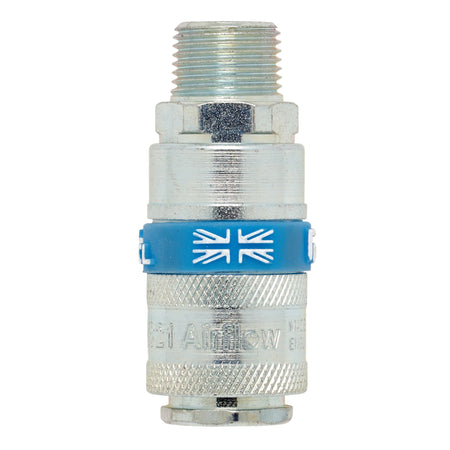 DRAPER 3/8in. Male Thread PCL Tapered Airflow Coupling (Sold Loose): Model No.A21EM02 BULK