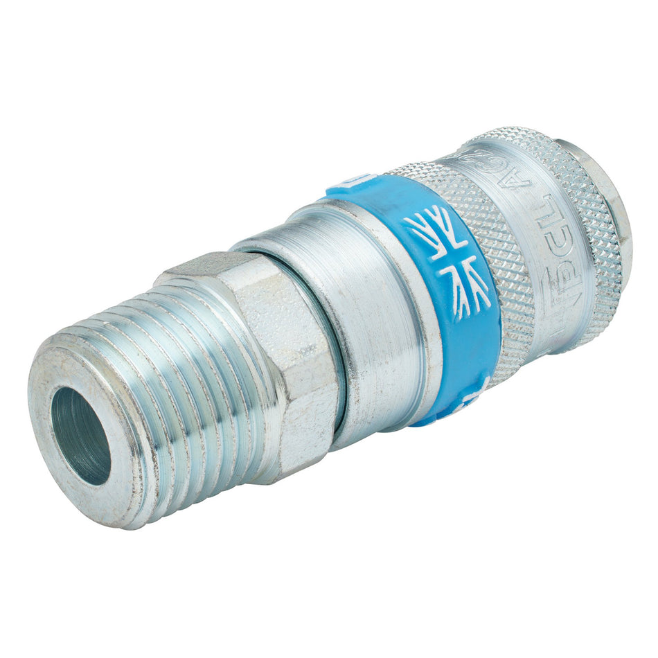 DRAPER 1/2in. Male Thread PCL Tapered Airflow Coupling (Sold Loose): Model No.A21JM02 BULK