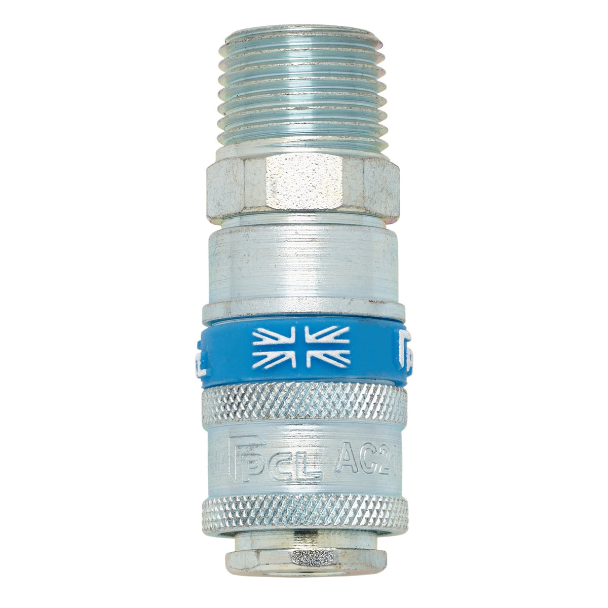 DRAPER 1/2in. Male Thread PCL Tapered Airflow Coupling (Sold Loose): Model No.A21JM02 BULK