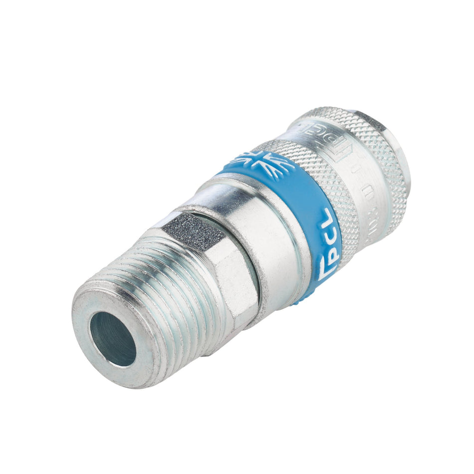 DRAPER 1/2in. Male Thread PCL Tapered Airflow Coupling: Model No.A21JM02 PACKED