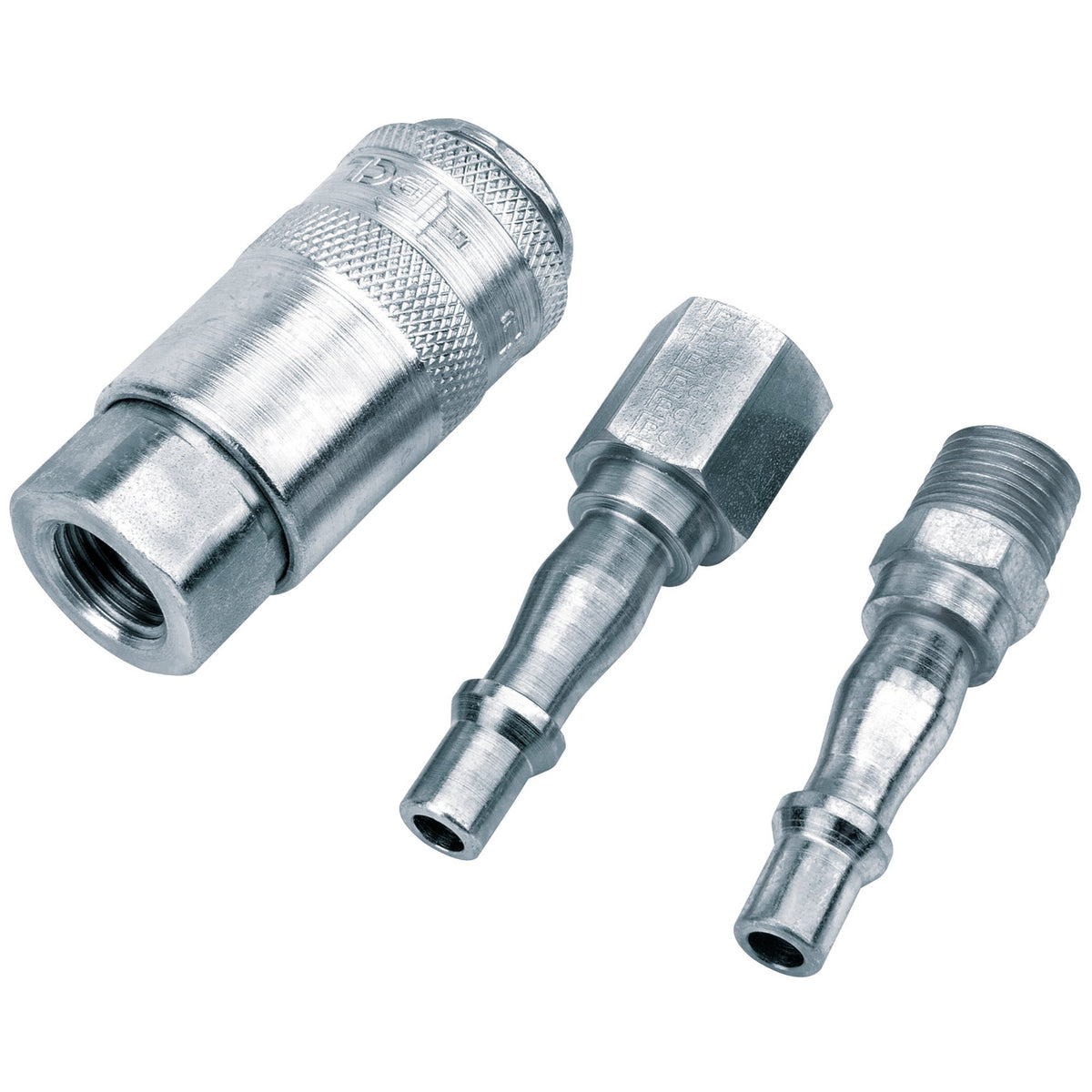 DRAPER 3 Piece Air Line Coupling Set 1/4 BSP: Model No.ACK2 (3.8)