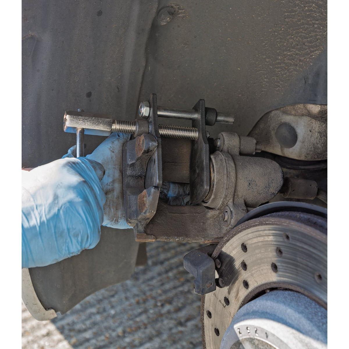 DRAPER Expert 1/2in. Sq. Dr. Brake Caliper Wind-Back Tool: Model No.CWT2A