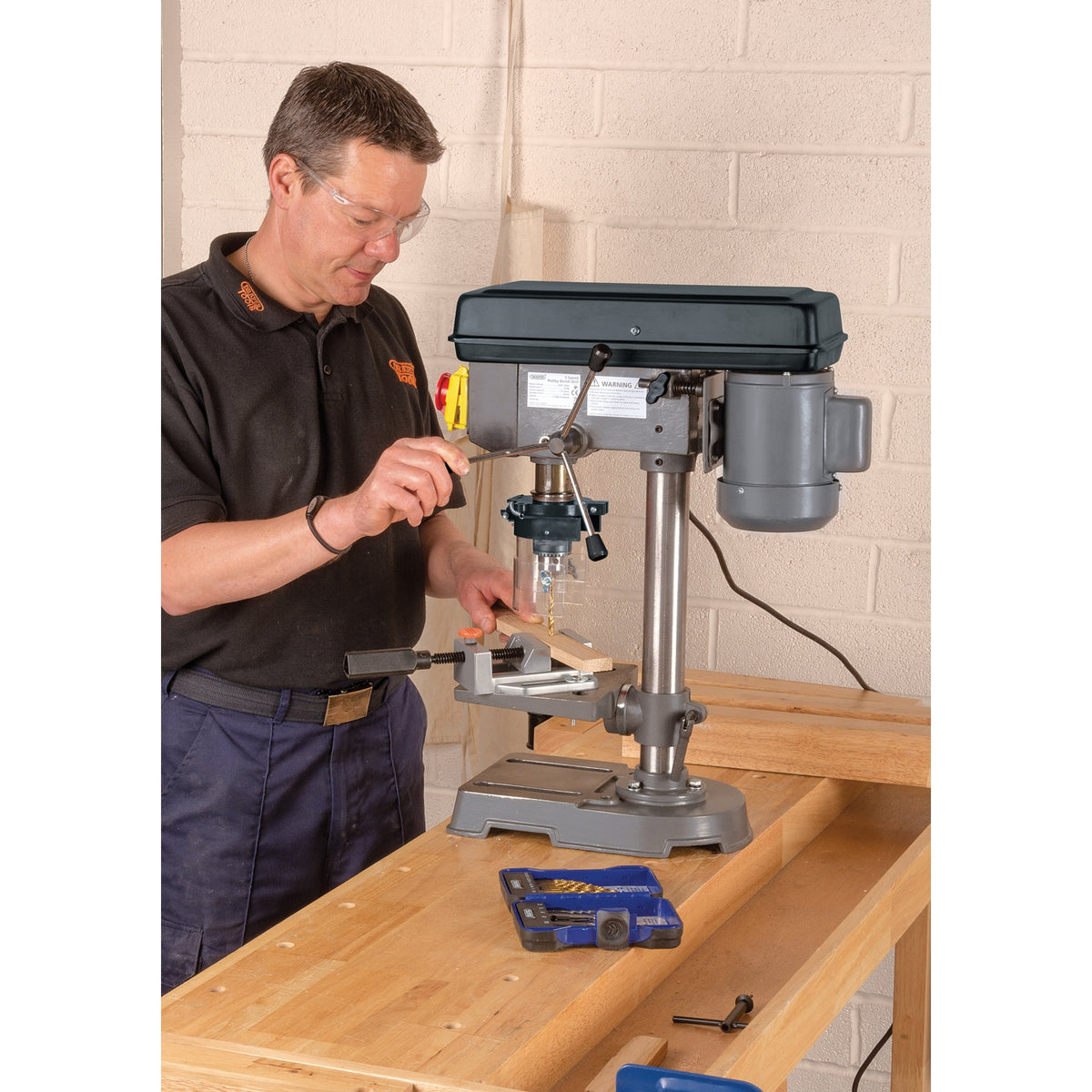 DRAPER 5 Speed Hobby Bench Drill (350W): Model No.D13/5DA