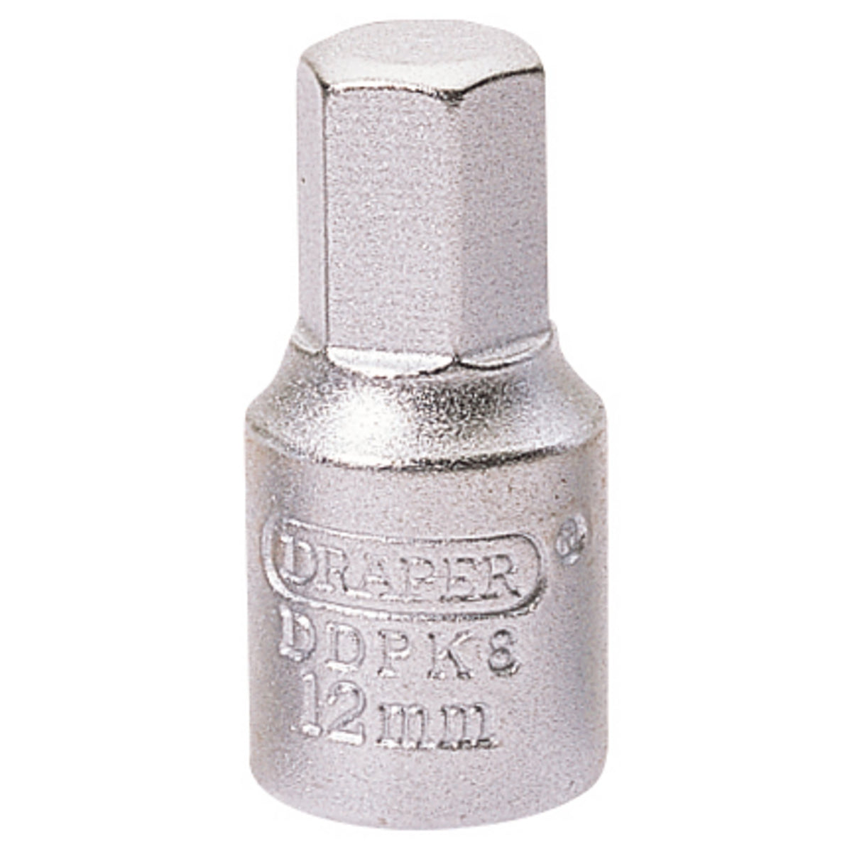 DRAPER 12mm Hexagon 3/8 Square Drive Drain Plug Key: Model No.DDPK8