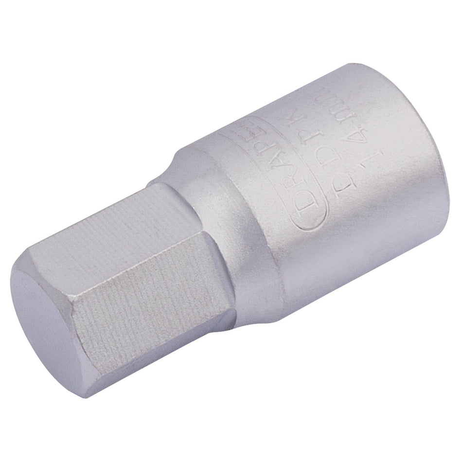 DRAPER 14mm Hexagon 3/8 Square Drive Drain Plug Key: Model No.DDPK9