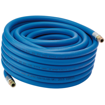 DRAPER 15M 1/4in. BSP 8mm Bore Air Line Hose: Model No.AH15M8