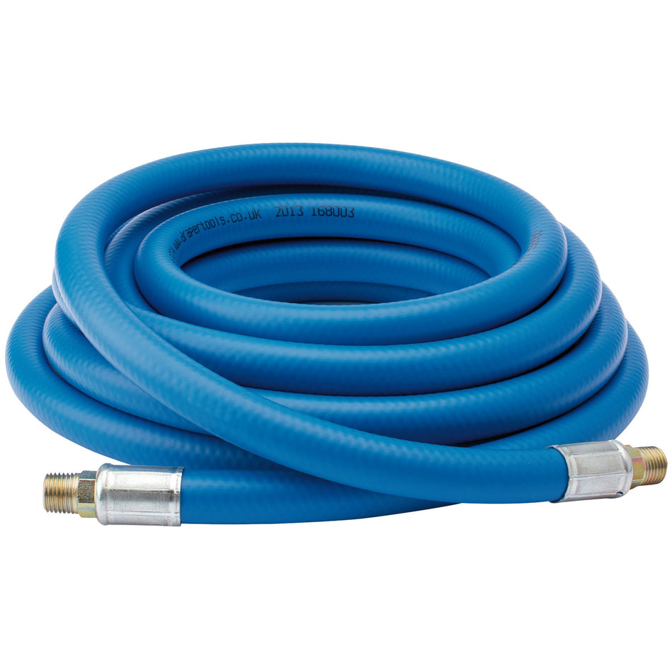 DRAPER 5M 1/4in. BSP 10mm Bore Air Line Hose: Model No.AH5M10