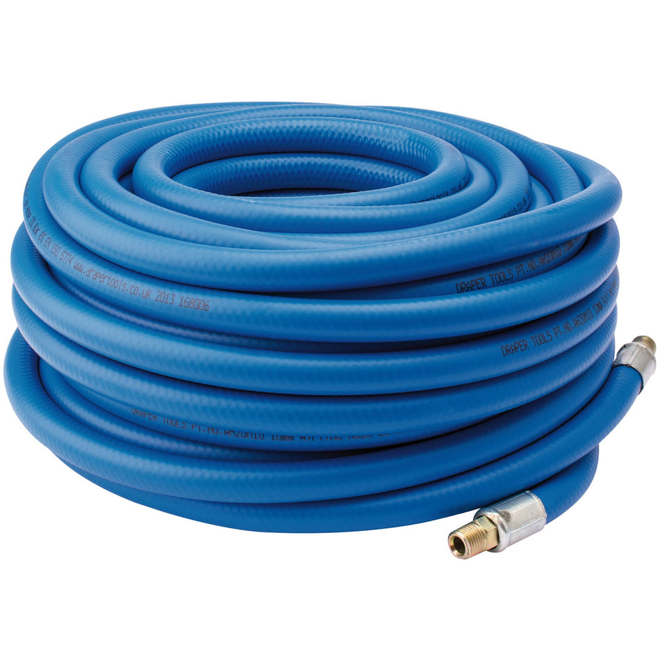 DRAPER 20M 1/4in. BSP 10mm Bore Air Line Hose: Model No.AH20M10