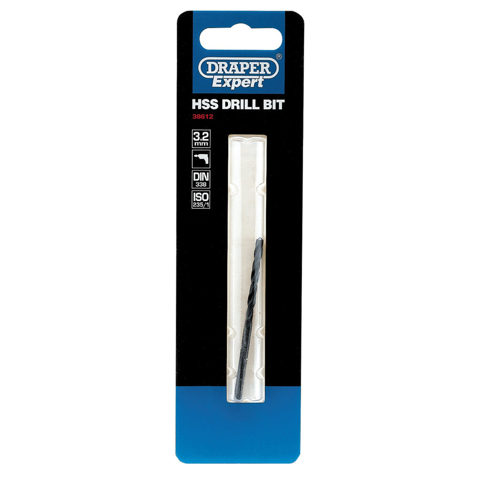 DRAPER Expert 3.2mm HSS Drill: Model No.H29MPB
