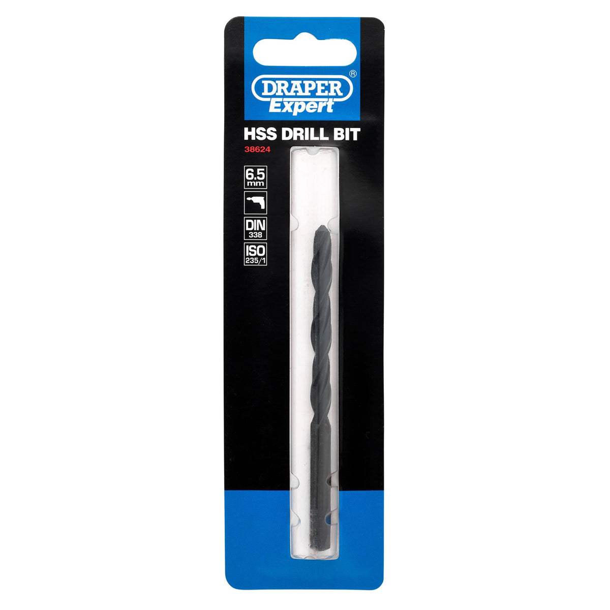 DRAPER Expert 6.5mm HSS Drill: Model No.H29MPB