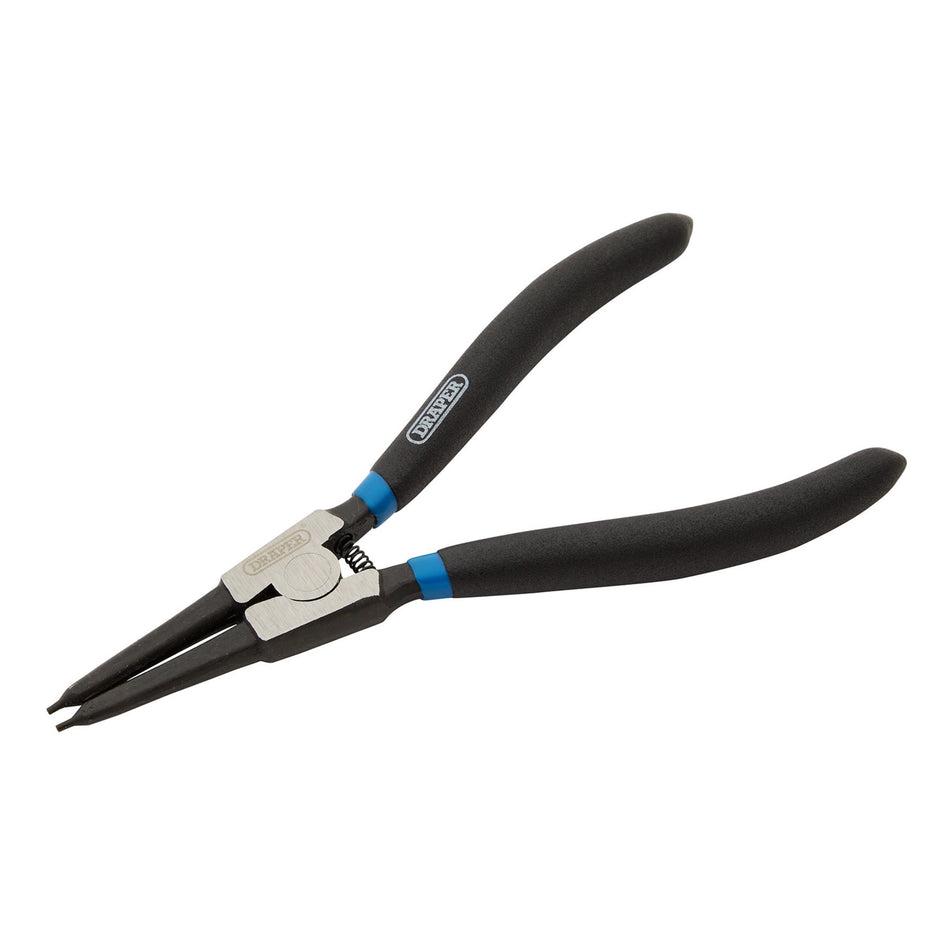 DRAPER 180mm Straight Tip External Circlip Pliers: Model No.49/EXT
