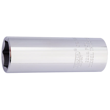 DRAPER Expert 22mm 1/2in. Square Drive Diesel Injector Socket: Model No.HTD-MM
