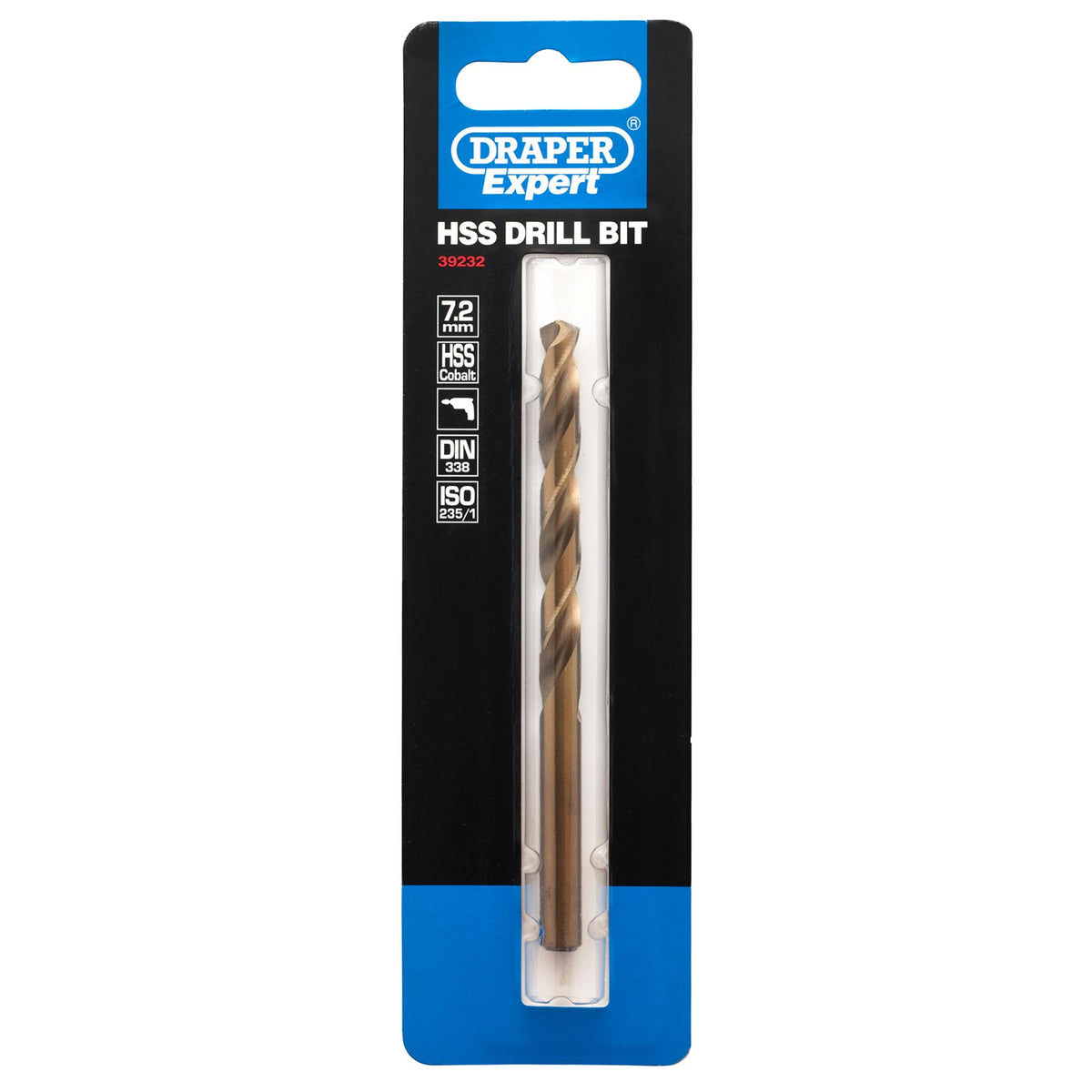 DRAPER Expert 7.2mm HSS Cobalt Drill: Model No.H30PB