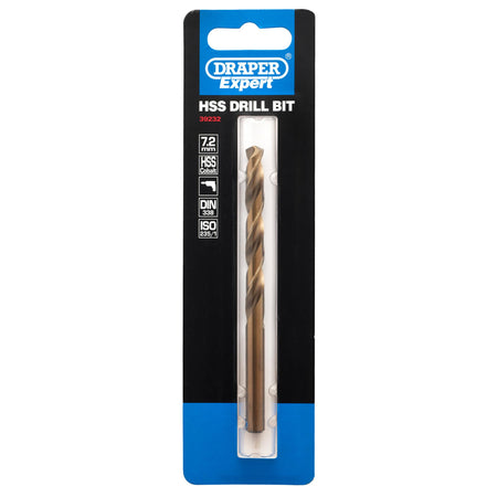 DRAPER Expert 7.2mm HSS Cobalt Drill: Model No.H30PB