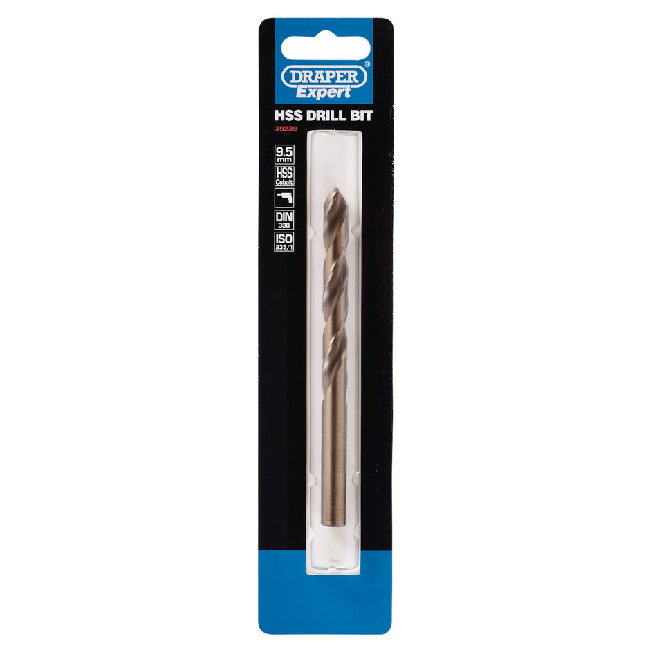 DRAPER Expert 9.5mm HSS Cobalt Drill: Model No.H30PB