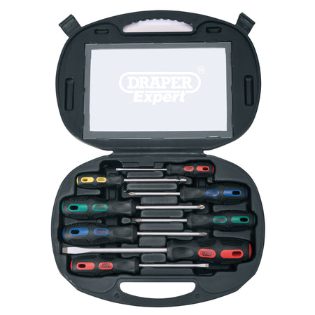 DRAPER Expert 8 Piece Screwdriver Set in Case: Model No.970/8