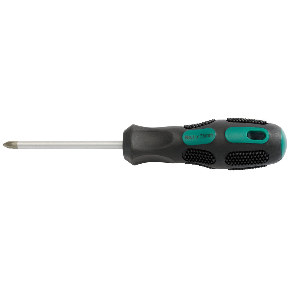 DRAPER Expert No.0 x 75mm PZ Type Screwdriver (Sold Loose): Model No.970PZB