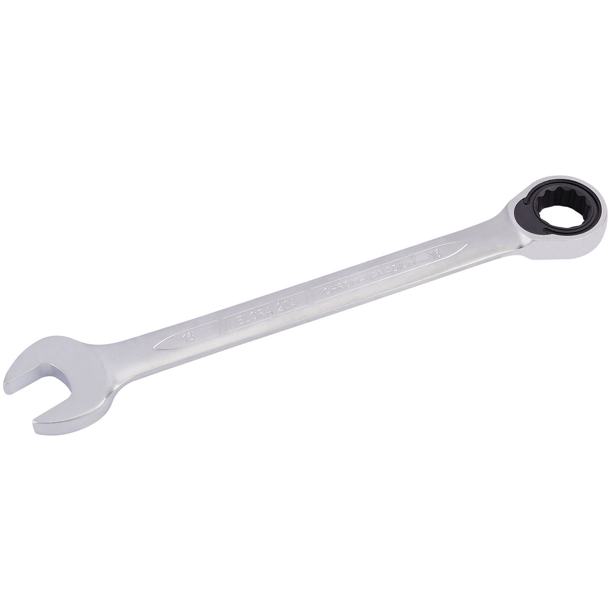 Metric Ratcheting Combination Spanner (16mm): Model No. 204