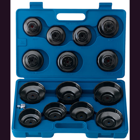 DRAPER Expert 15 Piece Oil Filter Cup Socket Set: Model No.OFCS/SET15