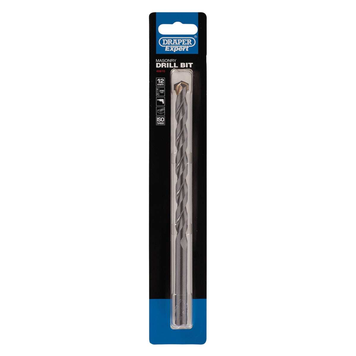 DRAPER Expert 12 x 200mm Masonry Drill Bit: Model No.MD12PB