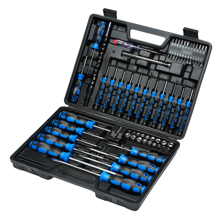 DRAPER 70 Piece Screwdriver, Socket and Bit Set: Model No.SS70