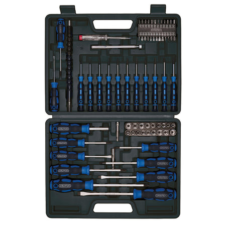 DRAPER 70 Piece Screwdriver, Socket and Bit Set: Model No.SS70