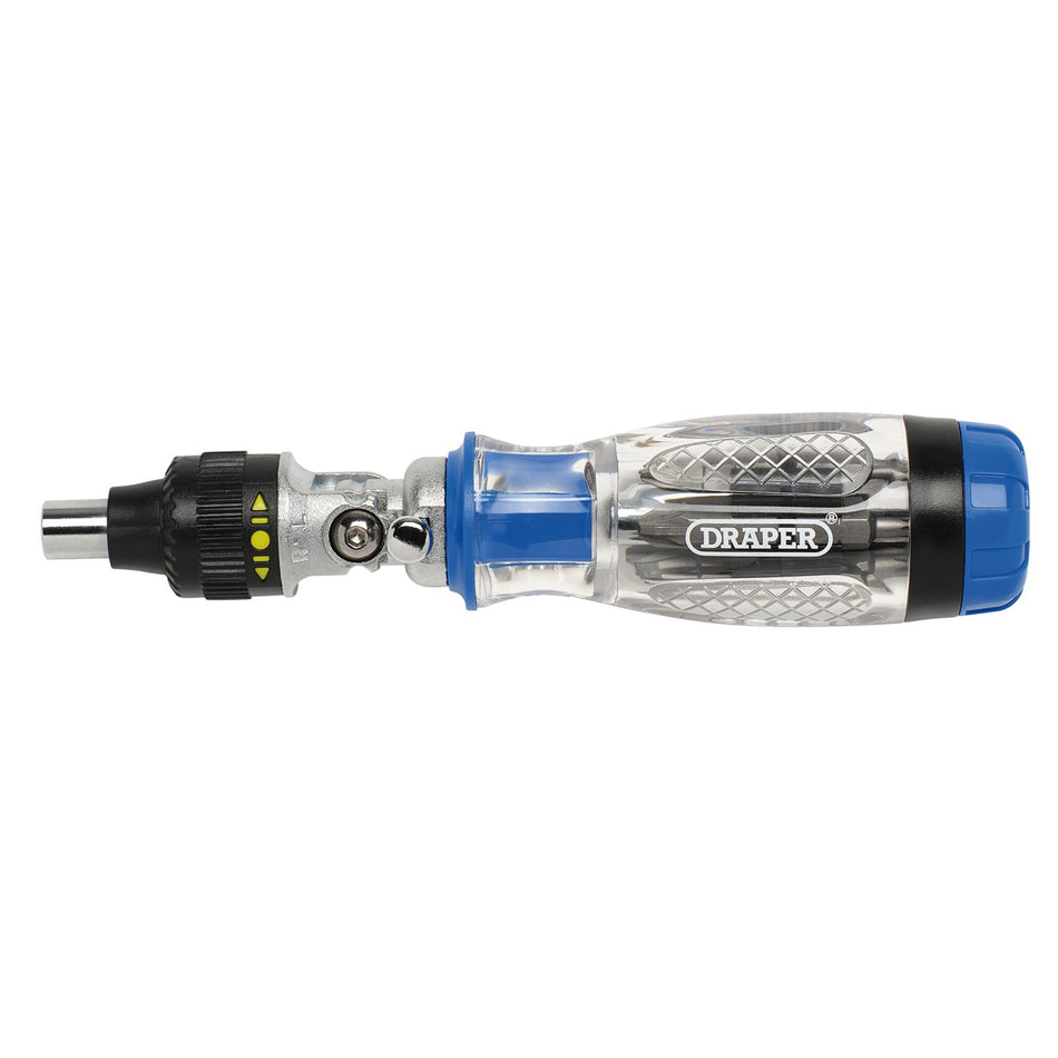 Ratcheting Screwdriver and Bit Set (14 piece): Model No. RD12D