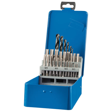 DRAPER 28 Piece Metric Tap and HSS Drill Set: Model No.TDS-28