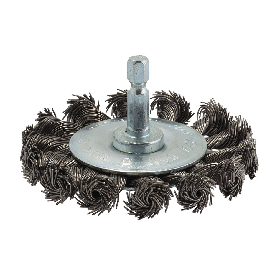 DRAPER 75mm Twisted Wire Wheel: Model No.349P