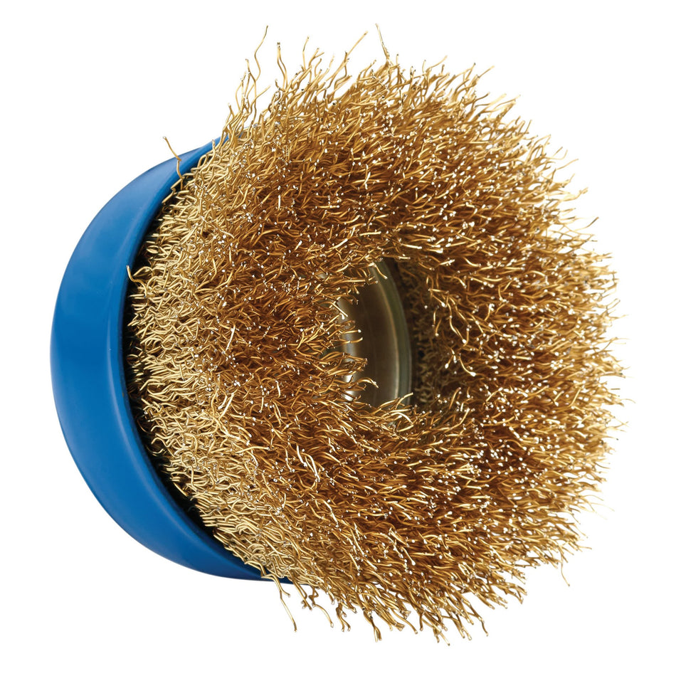 DRAPER 80mm x M14 Crimped Wire Cup Brush: Model No.CB80CP