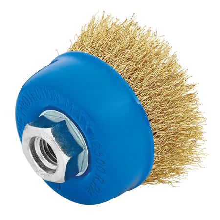 DRAPER 80mm x M14 Crimped Wire Cup Brush: Model No.CB80CP