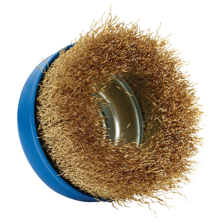 DRAPER 100mm x M14 Crimped Wire Cup Brush: Model No.CB100CP