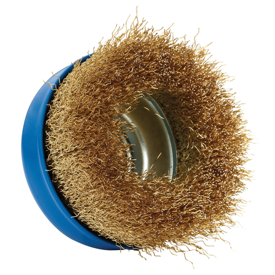 DRAPER 100mm x M14 Crimped Wire Cup Brush: Model No.CB100CP