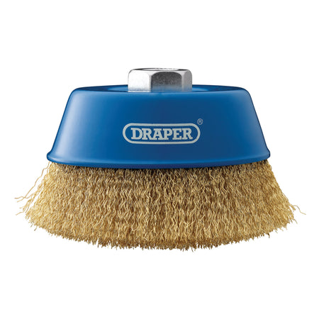 DRAPER 125mm x M14 Crimped Wire Cup Brush: Model No.CB125CP