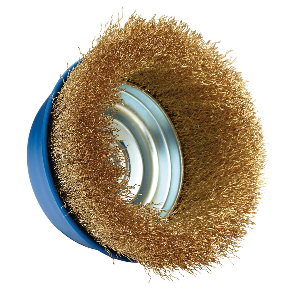 DRAPER 125mm x M14 Crimped Wire Cup Brush: Model No.CB125CP
