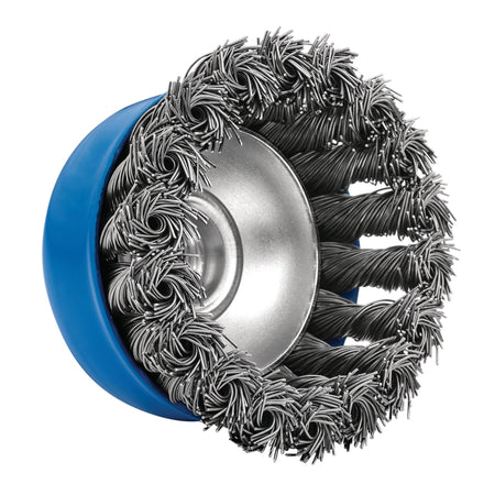 DRAPER 80mm x M14 Twist Knot Wire Cup Brush: Model No.CB80TP