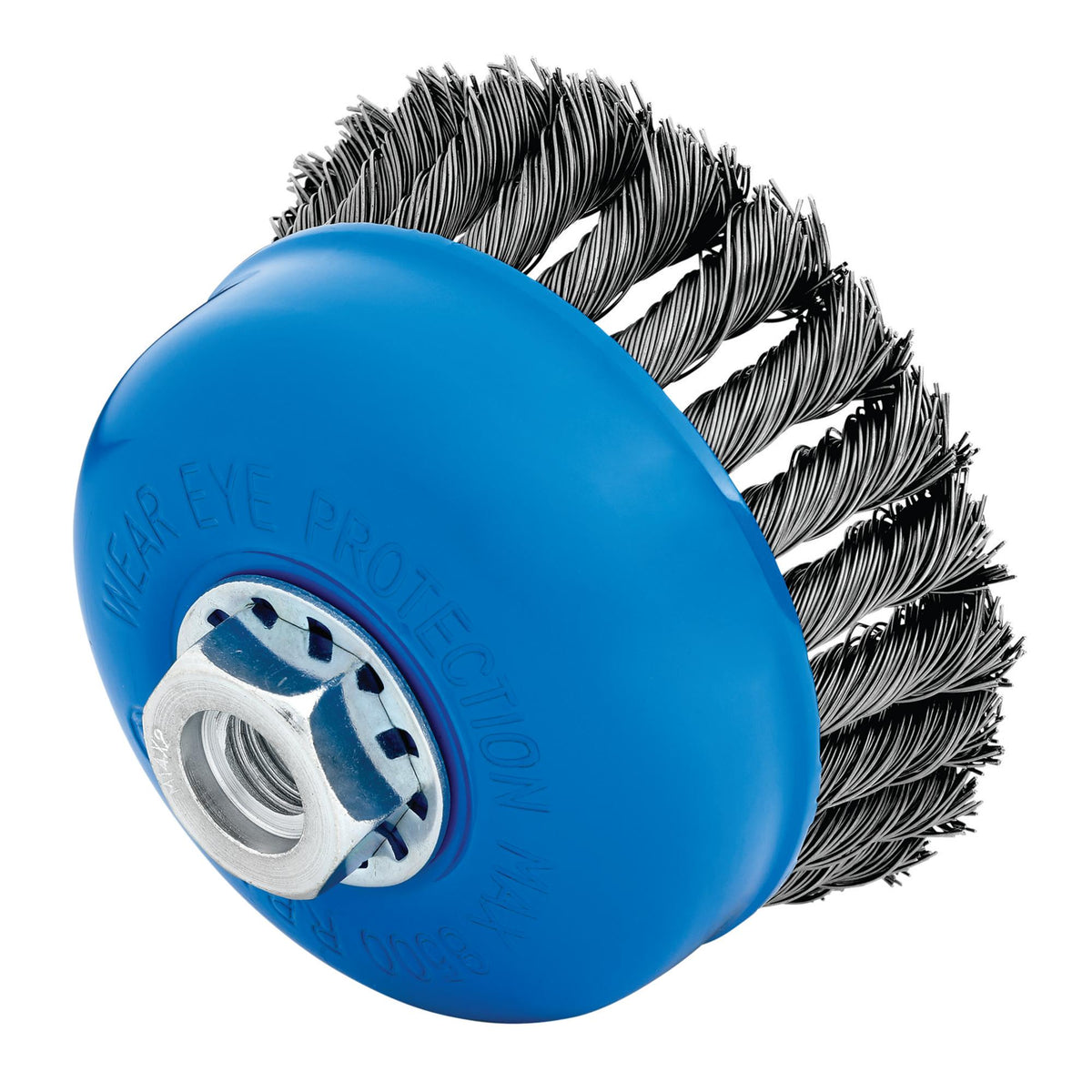 DRAPER 100mm x M14 Twist Knot Wire Cup Brush: Model No.CB100TP