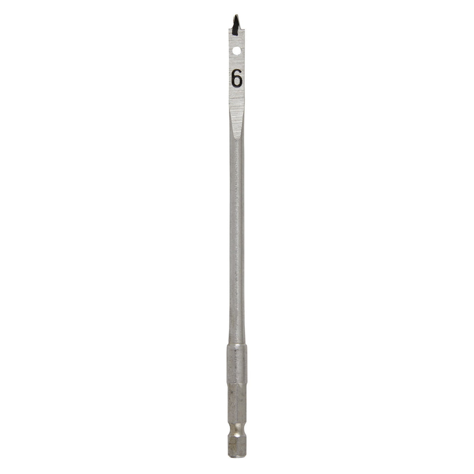 DRAPER Expert 6.0mm Flat Wood Bit: Model No.FB100PB