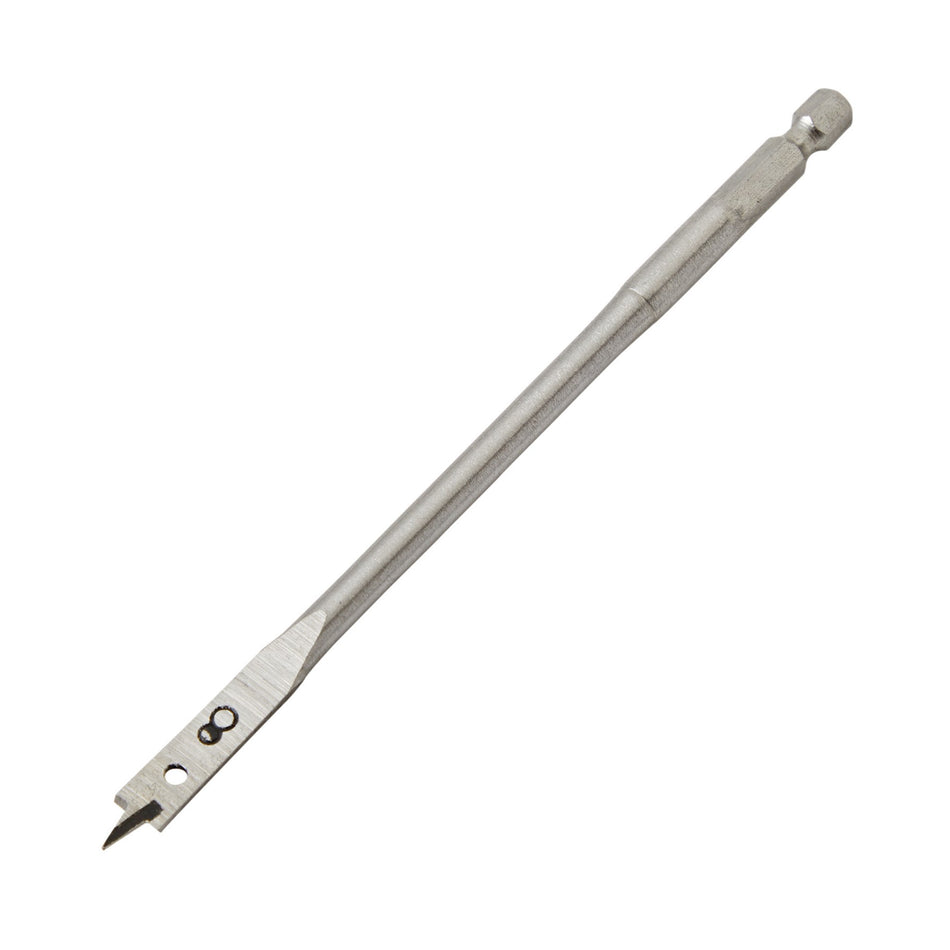 DRAPER Expert 8.0mm Flat Wood Bit: Model No.FB100PB