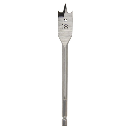 DRAPER Expert 18.0mm Flat Wood Bit: Model No.FB100PB
