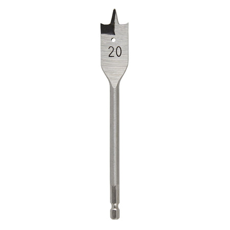 DRAPER Expert 20.0mm Flat Wood Bit: Model No.FB100PB
