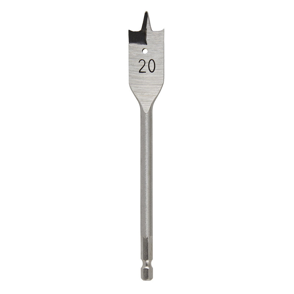 DRAPER Expert 20.0mm Flat Wood Bit: Model No.FB100PB