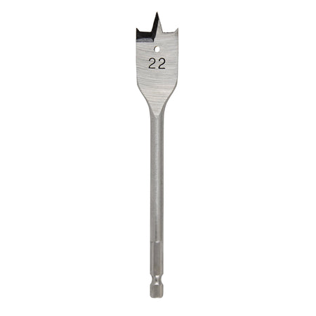DRAPER Expert 22.0mm Flat Wood Bit: Model No.FB100PB