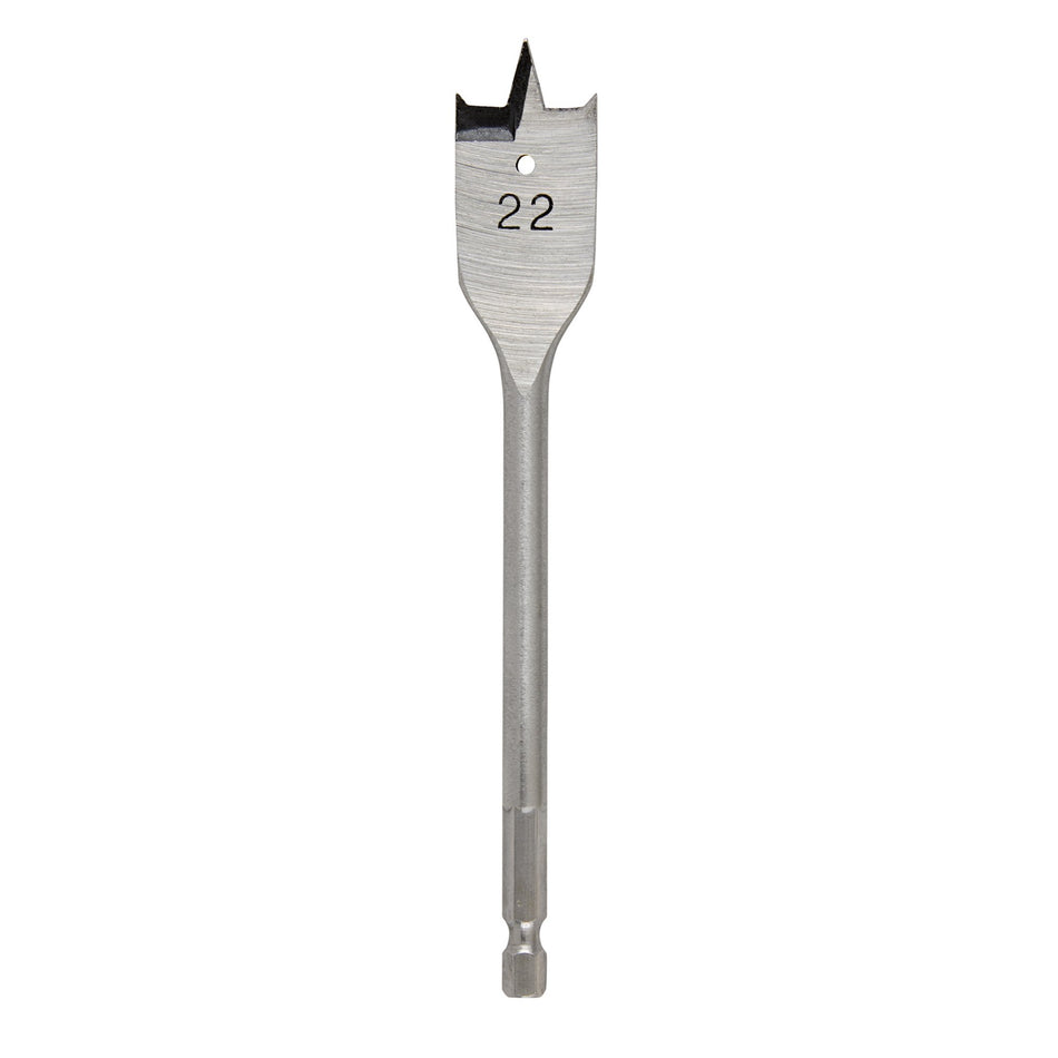 DRAPER Expert 22.0mm Flat Wood Bit: Model No.FB100PB